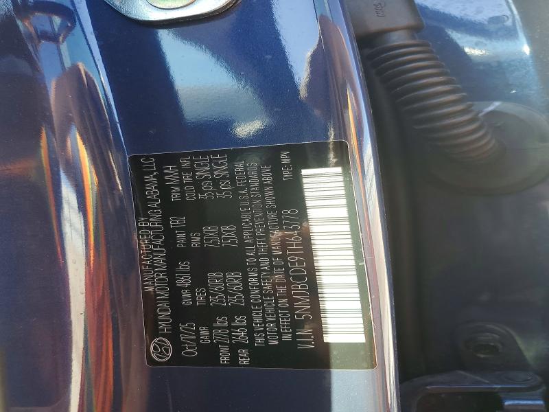 53136976 :رقم المزاد ، 5NMJBCDE9TH643778 vin ، 2026 Hyundai Tucson مزاد بيع