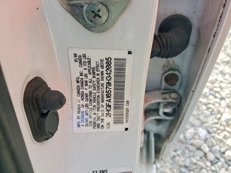 Aukcja sprzedaży 2009 Honda Civic, vin: 2HGFA16579H342085, numer aukcji: 53918006