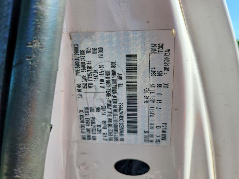 Продажа на аукционе авто 2003 Ford Econoline, vin: 1FMNE31LX3HA79955, номер лота: 54976636