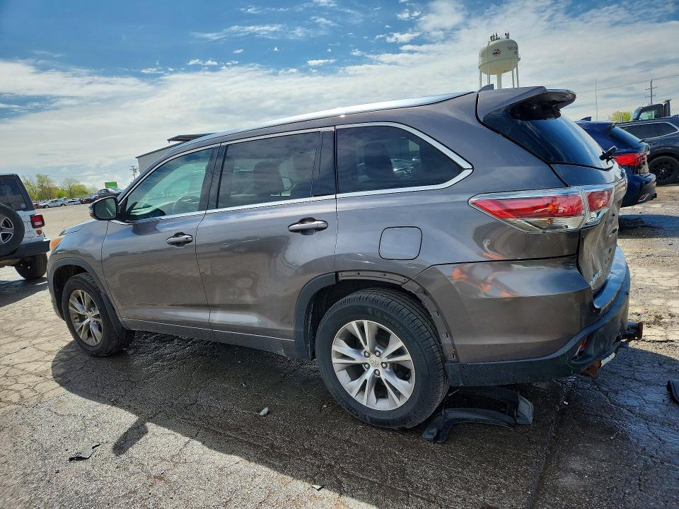 2015 Toyota Highlander მანქანა იყიდება აუქციონზე, vin: 5TDJKRFH1FS124946, აუქციონის ნომერი: 52241646