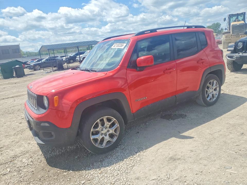 Продаж на аукціоні авто 2016 Jeep Renegade, vin: ZACCJBBT9GPC68675, номер лоту: 52100356