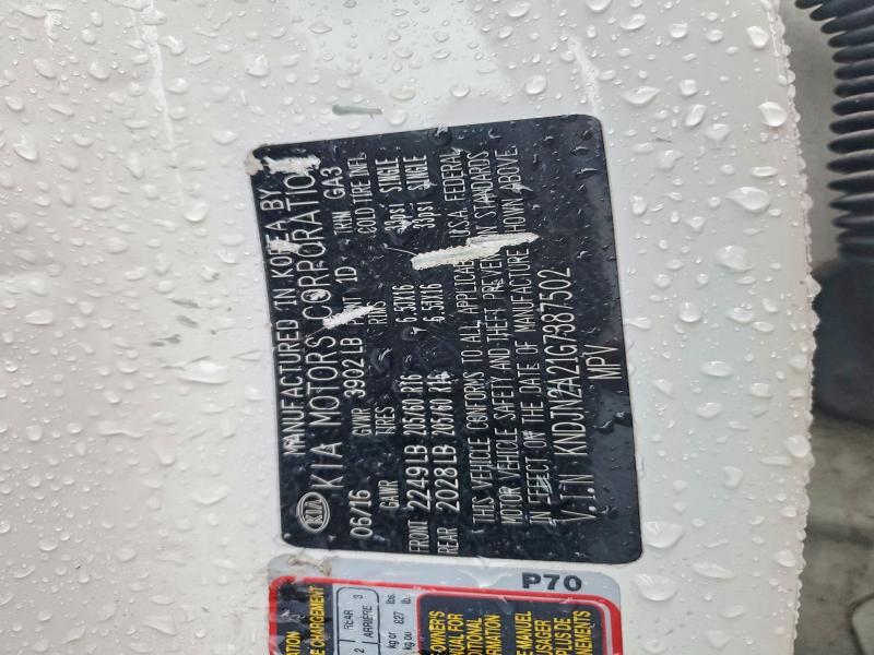 52494386 :رقم المزاد ، KNDJN2A21G7387502 vin ، 2016 Kia Soul مزاد بيع