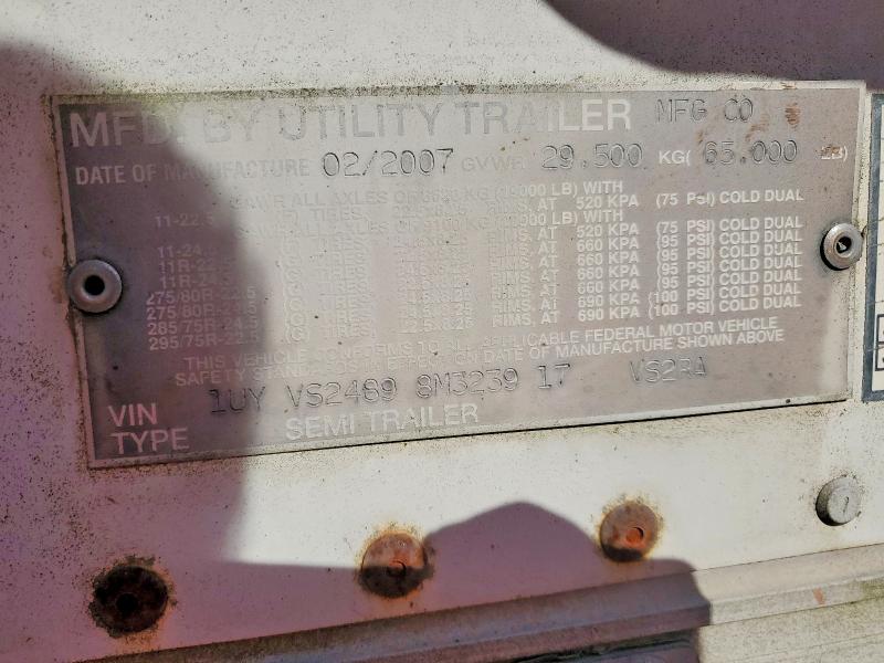 2008 Utility Trailer Dry Van მანქანა იყიდება აუქციონზე, vin: 1UYVS24898M323917, აუქციონის ნომერი: 54338246