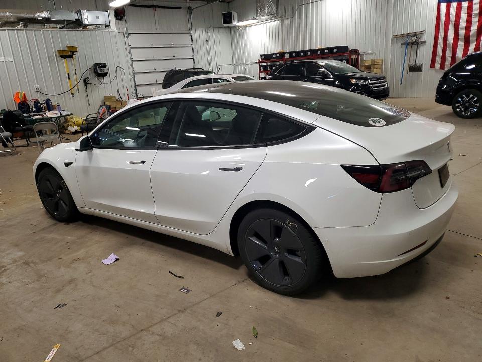 53419736 :رقم المزاد ، 5YJ3E1EB7NF313814 vin ، 2022 Tesla Model 3 مزاد بيع