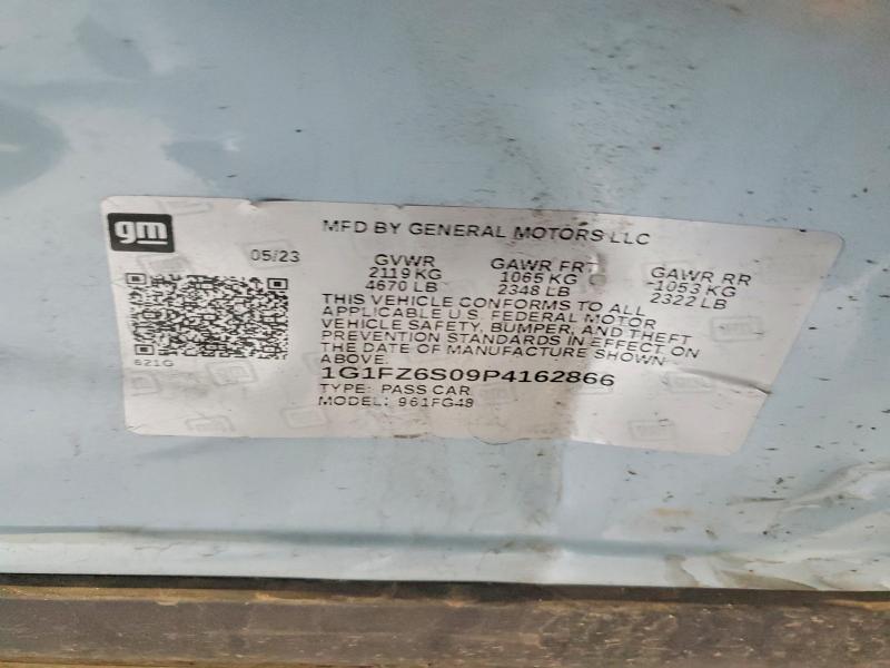 55331006 :رقم المزاد ، 1G1FZ6S09P4162866 vin ، 2023 Chevrolet Bolt Euv مزاد بيع
