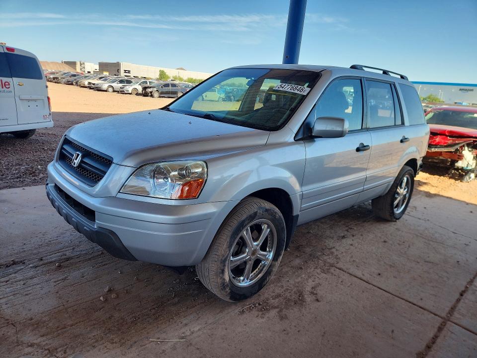 54776846 :رقم المزاد ، 2HKYF18584H556881 vin ، 2004 Honda Pilot مزاد بيع