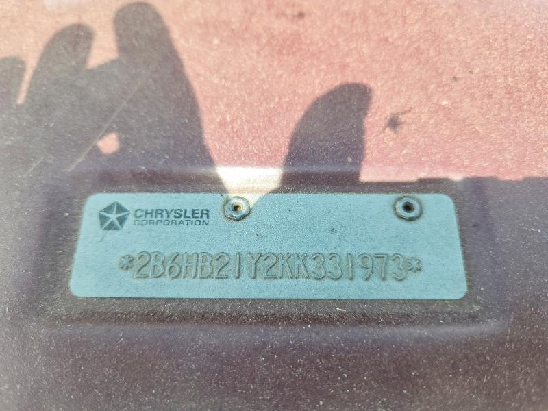 1989 Dodge Ram Van მანქანა იყიდება აუქციონზე, vin: 2B6HB21Y2KK331973, აუქციონის ნომერი: 55115646