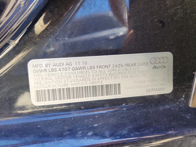 Aukcja sprzedaży 2011 Audi A4, vin: WAUEFAFL6BN030764, numer aukcji: 52928756