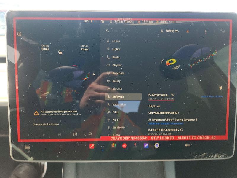54629046 :رقم المزاد ، 7SAYGDEF1NF456541 vin ، 2022 Tesla Model Y مزاد بيع