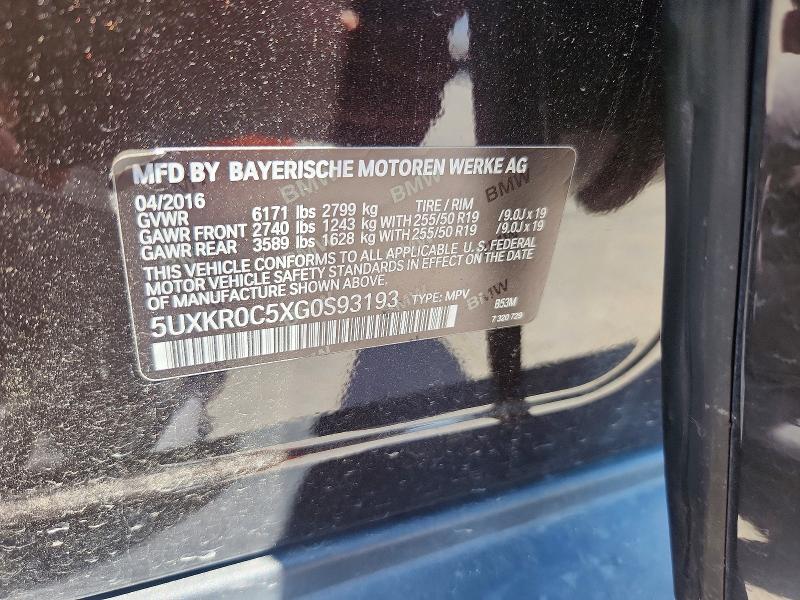 Продажа на аукционе авто 2016 Bmw X5, vin: 5UXKR0C5XG0S93193, номер лота: 52998426