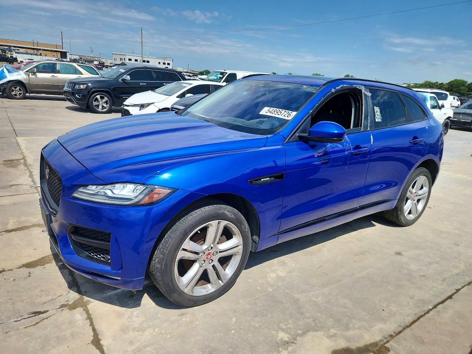 54895726 :رقم المزاد ، SADCL2FN0JA240295 vin ، 2018 Jaguar F-pace مزاد بيع