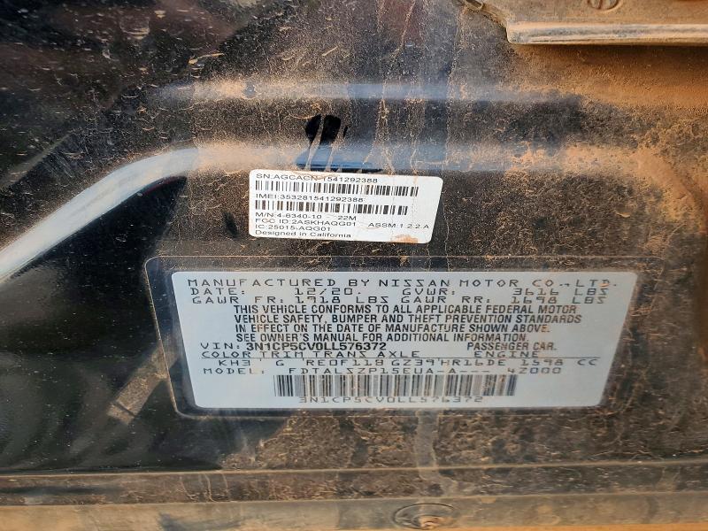 Aukcja sprzedaży 2020 Nissan Kicks, vin: 3N1CP5CV0LL576372, numer aukcji: 54500356
