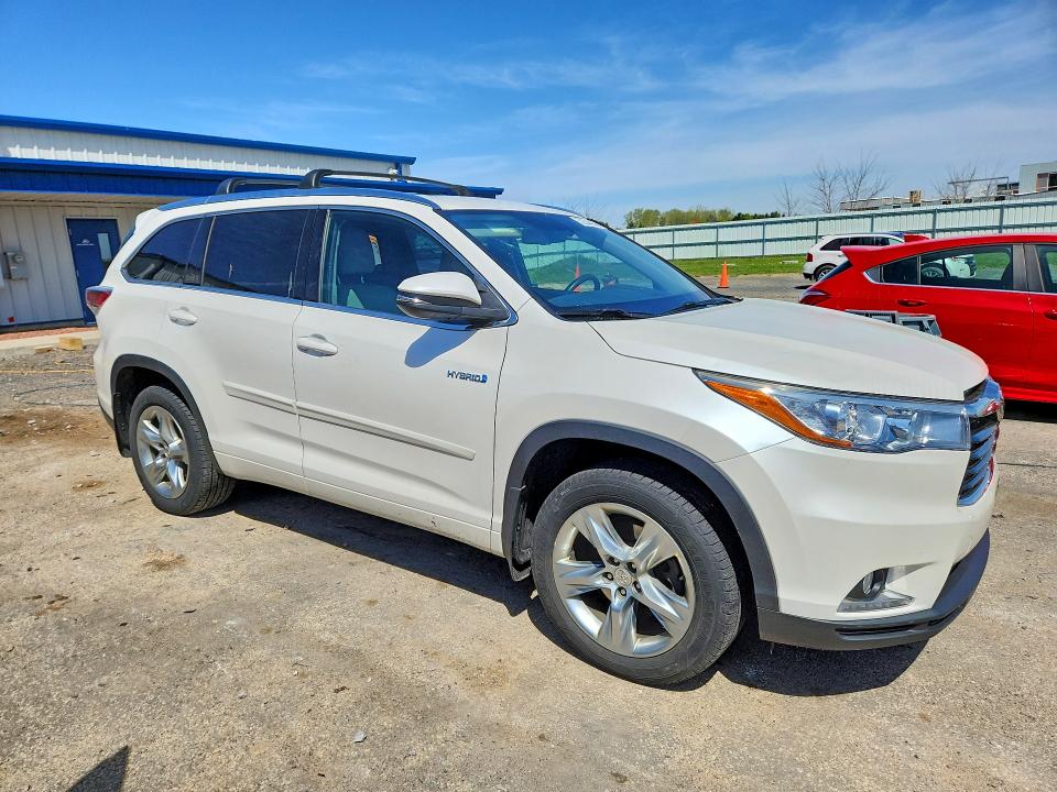 Продаж на аукціоні авто 2015 Toyota Highlander Hybrid, vin: 5TDDCRFHXFS011569, номер лоту: 52244436