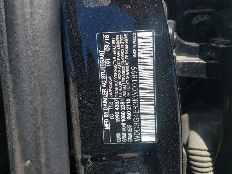Aukcja sprzedaży 2019 Mercedes-benz A, vin: WDD3G4EB3KW001899, numer aukcji: 53513216