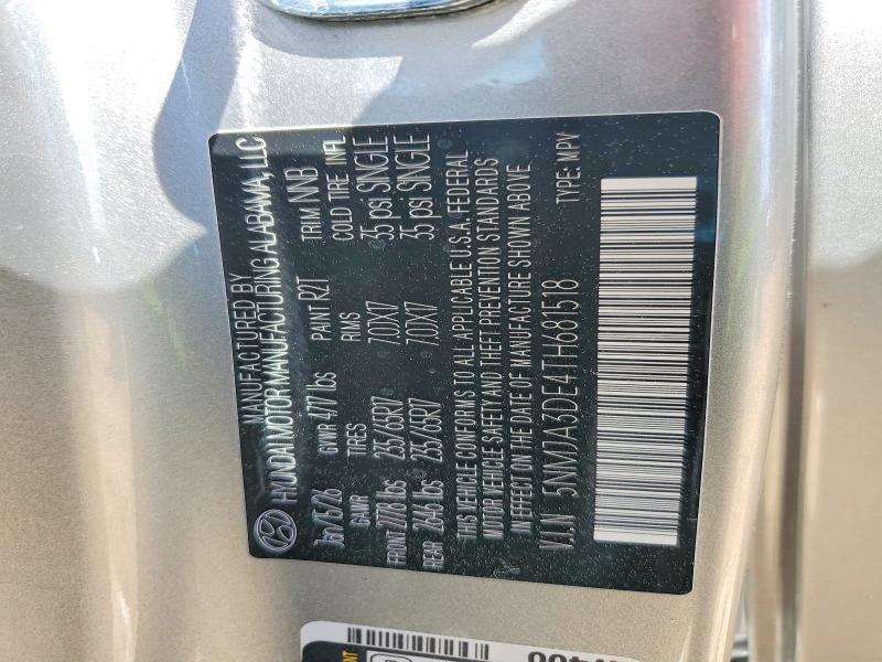 54238296 :رقم المزاد ، 5NMJA3DE4TH681518 vin ، 2026 Hyundai Tucson مزاد بيع