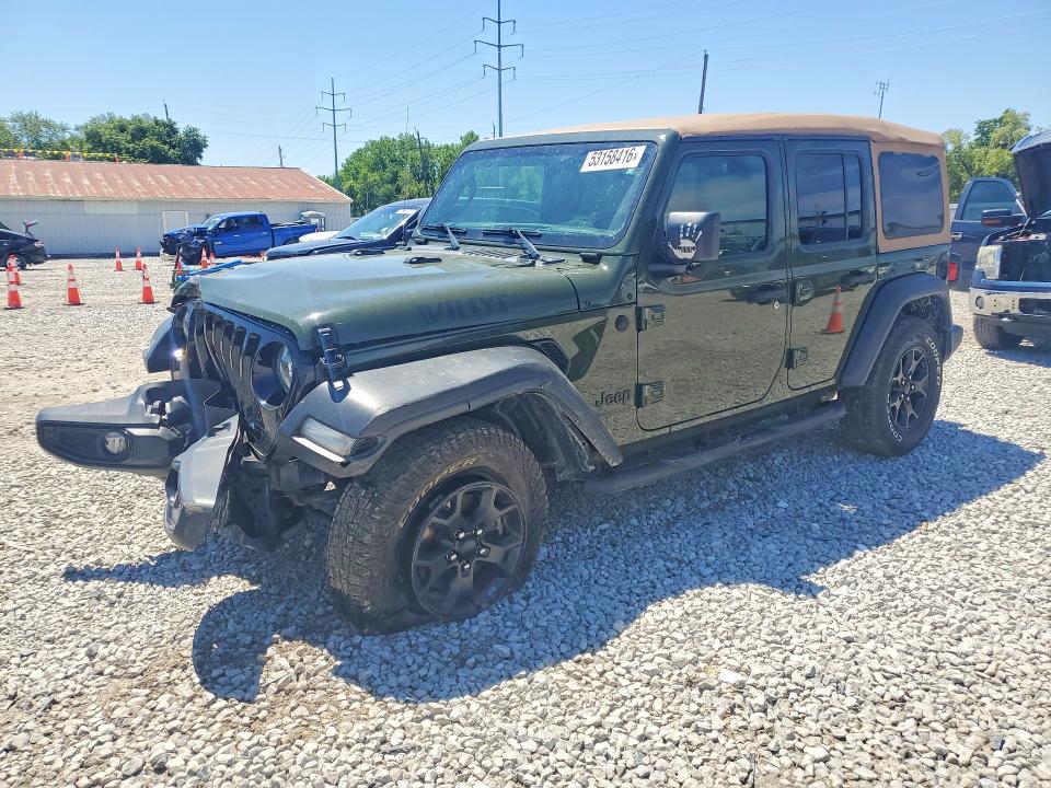 Aukcja sprzedaży 2021 Jeep Wrangler Unlimited, vin: 1C4HJXDG4MW530510, numer aukcji: 53158416