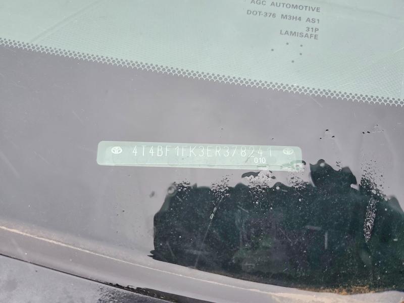 2014 Toyota Camry მანქანა იყიდება აუქციონზე, vin: 4T4BF1FK3ER378241, აუქციონის ნომერი: 51612946