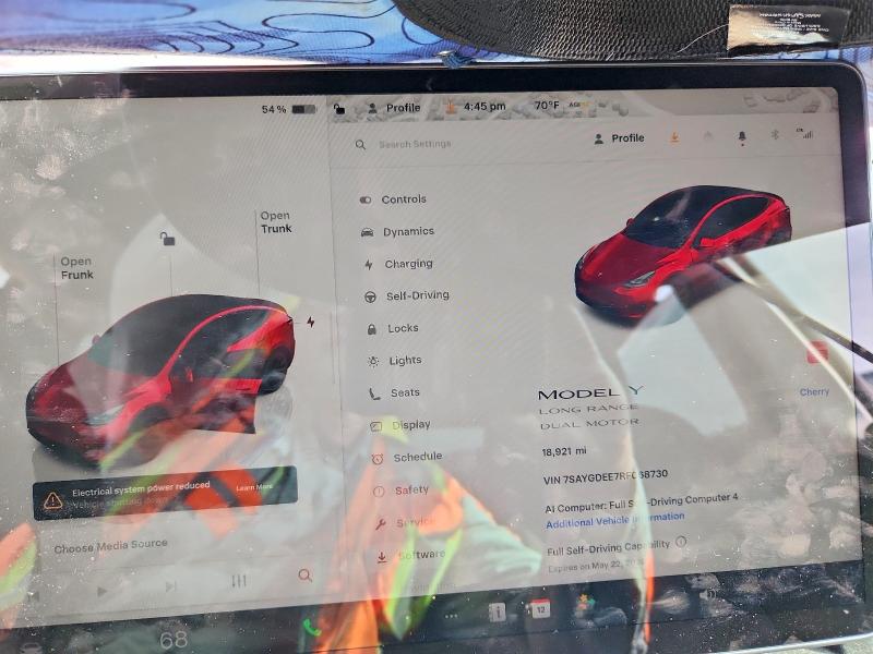Aukcja sprzedaży 2024 Tesla Model Y, vin: 7SAYGDEE7RF068730, numer aukcji: 53131996