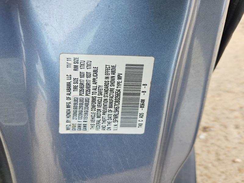 Aukcja sprzedaży 2012 Honda Odyssey, vin: 5FNRL5H67CB026654, numer aukcji: 51424906