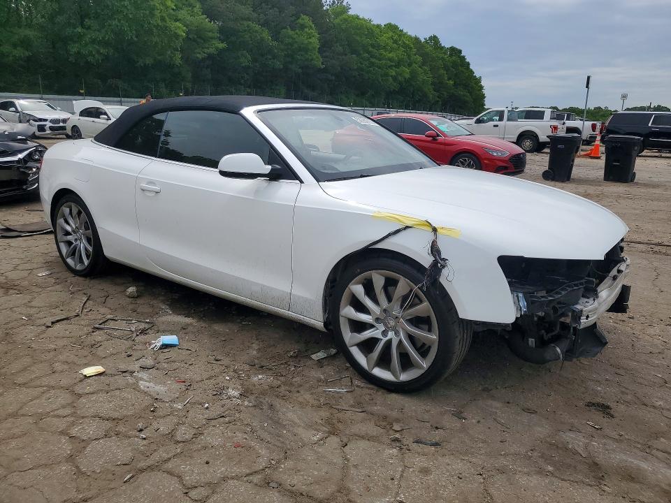 52084716 :رقم المزاد ، WAULFAFH9EN007082 vin ، 2014 Audi A5 مزاد بيع