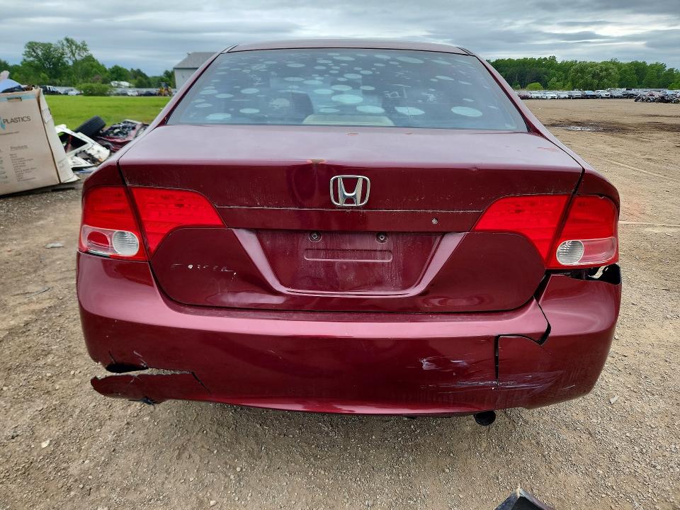 2006 Honda Civic მანქანა იყიდება აუქციონზე, vin: 1HGFA165X6L145913, აუქციონის ნომერი: 54478336