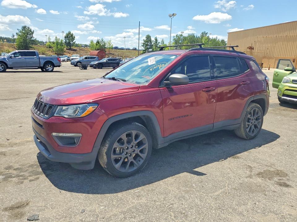 Aukcja sprzedaży 2021 Jeep Compass, vin: 3C4NJCEB1MT538536, numer aukcji: 52600316