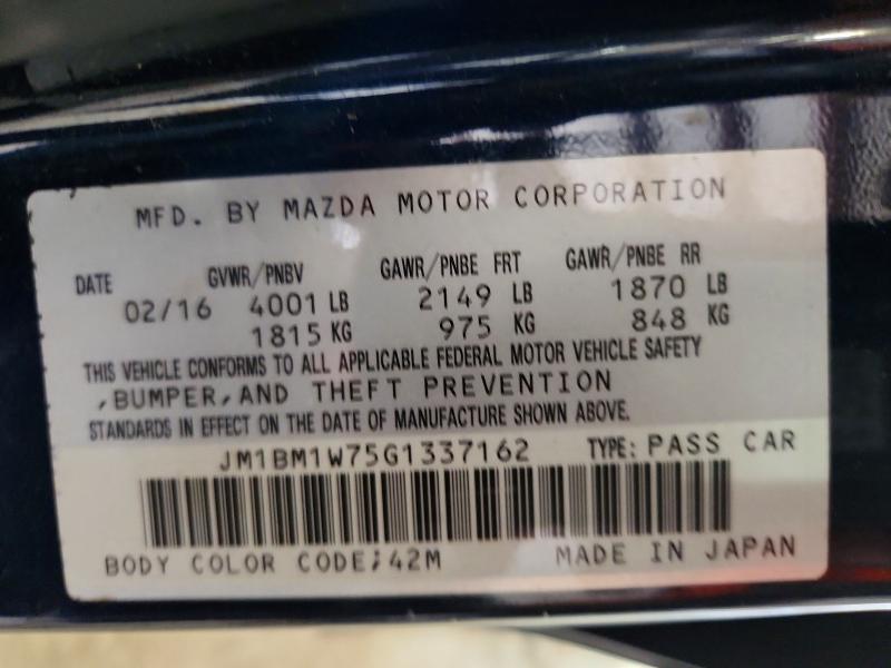 Продажа на аукционе авто 2016 Mazda 3, vin: JM1BM1W75G1337162, номер лота: 54151116