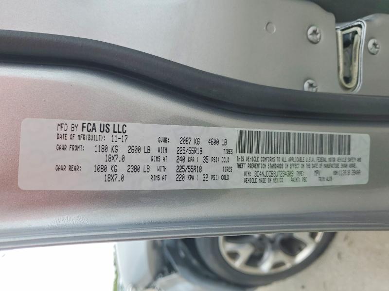 Продажа на аукционе авто 2018 Jeep Compass, vin: 3C4NJDCB9JT234309, номер лота: 54468776