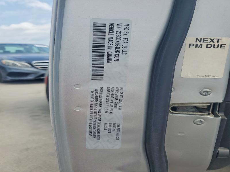 2020 Dodge Charger მანქანა იყიდება აუქციონზე, vin: 2C3CDXBG4LH213378, აუქციონის ნომერი: 54009456