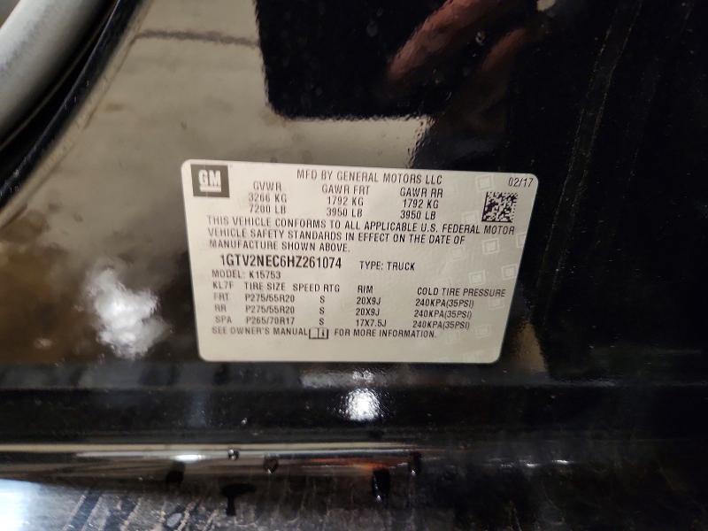 2017 Gmc Sierra მანქანა იყიდება აუქციონზე, vin: 1GTV2NEC6HZ261074, აუქციონის ნომერი: 55429706