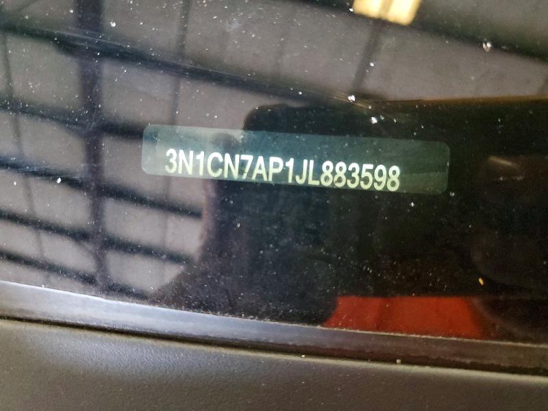 Продажа на аукционе авто 2018 Nissan Versa, vin: 3N1CN7AP1JL883598, номер лота: 53433086
