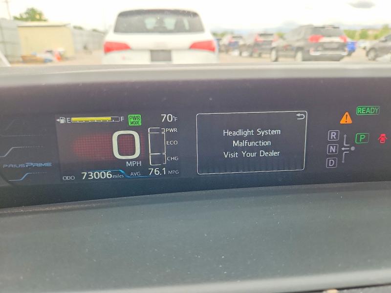 55018916 :رقم المزاد ، JTDKARFP9H3017596 vin ، 2017 Toyota Prius Prime مزاد بيع