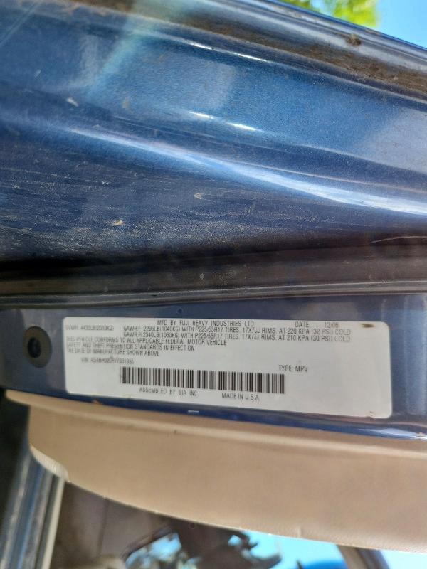 Продажа на аукционе авто 2007 Subaru Outback, vin: 4S4BP62C277331335, номер лота: 53004546