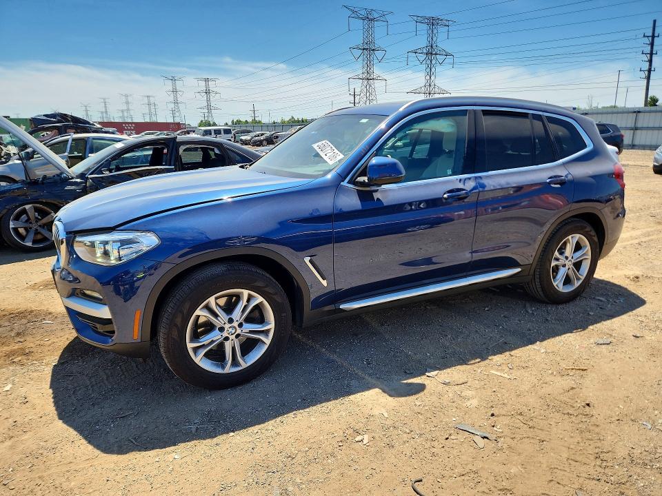 2021 Bmw X3 მანქანა იყიდება აუქციონზე, vin: 5UXTY5C02M9E87106, აუქციონის ნომერი: 55072186