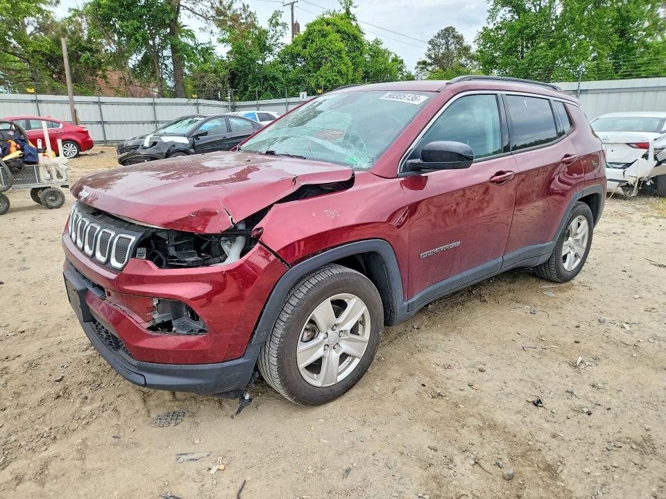 Продажа на аукционе авто 2022 Jeep Compass, vin: 3C4NJCBB9NT103382, номер лота: 50305136