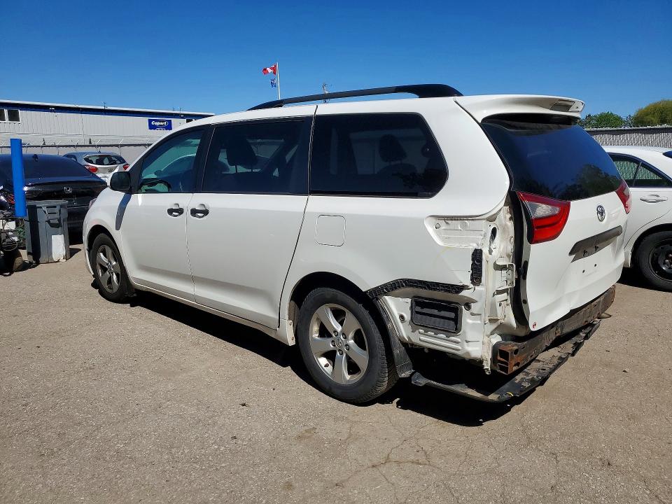 53780856 :رقم المزاد ، 5TDZZ3DC6HS799584 vin ، 2017 Toyota Sienna مزاد بيع
