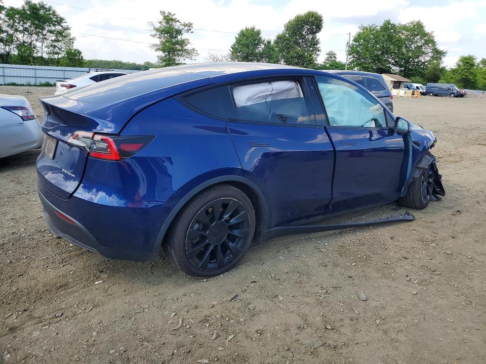 54261966 :رقم المزاد ، 5YJYGDEE2MF061593 vin ، 2021 Tesla Model Y مزاد بيع