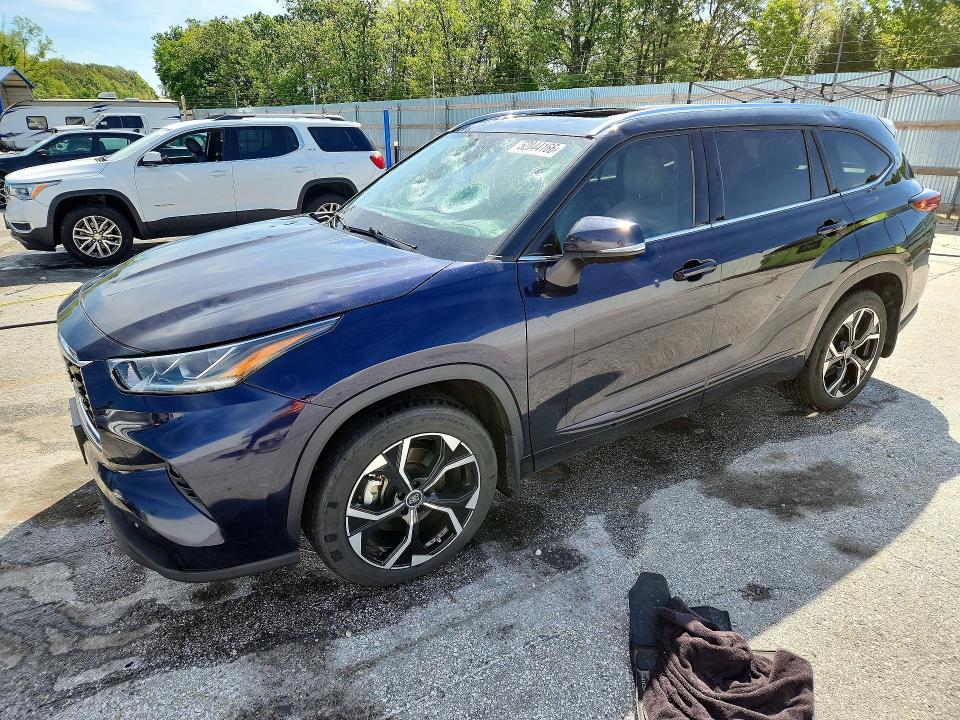 2020 Toyota Highlander მანქანა იყიდება აუქციონზე, vin: 5TDDZRBH5LS036153, აუქციონის ნომერი: 52044166