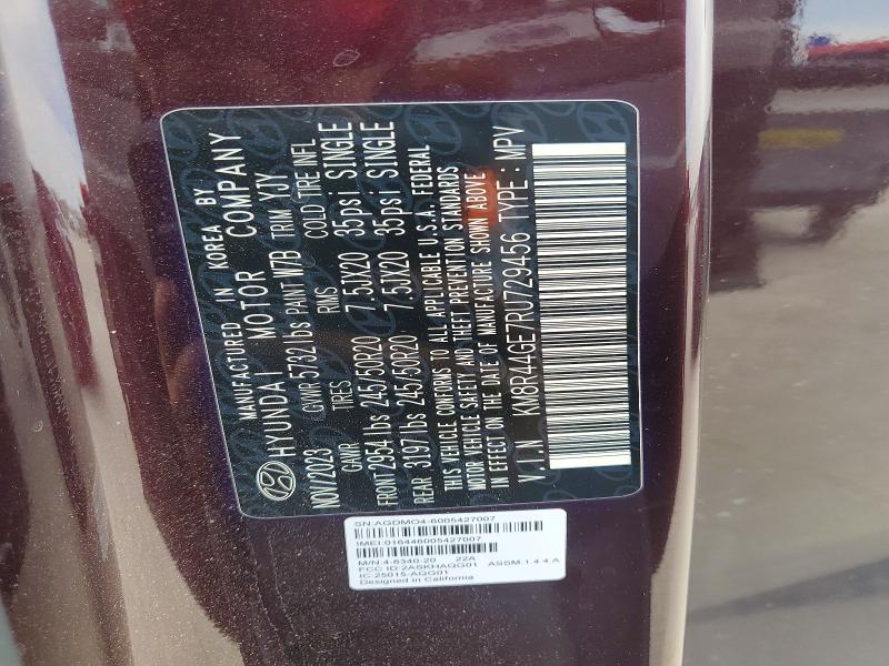 53815226 :رقم المزاد ، KM8R44GE7RU729456 vin ، 2024 Hyundai Palisade مزاد بيع