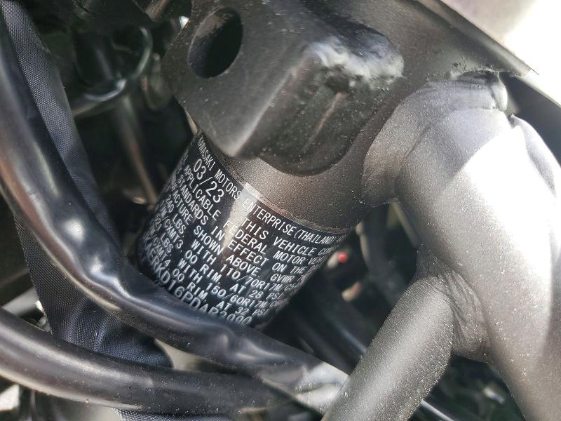 2023 Kawasaki Er400 მანქანა იყიდება აუქციონზე, vin: JKAERKD16PDAR3990, აუქციონის ნომერი: 55311236