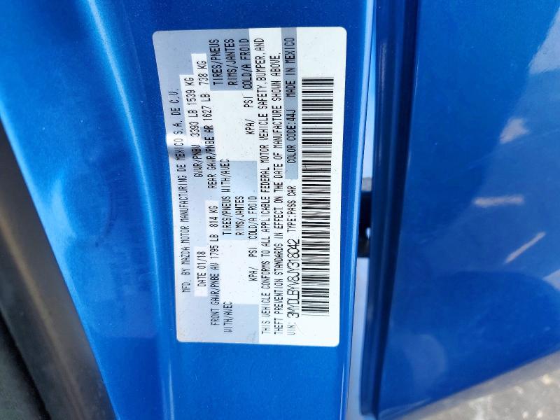 52246696 :رقم المزاد ، 3MYDLBYV8JY318042 vin ، 2018 Toyota Yaris Ia مزاد بيع