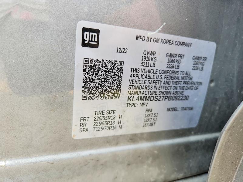 Aukcja sprzedaży 2023 Buick Encore Gx, vin: KL4MMDS27PB092230, numer aukcji: 52251566