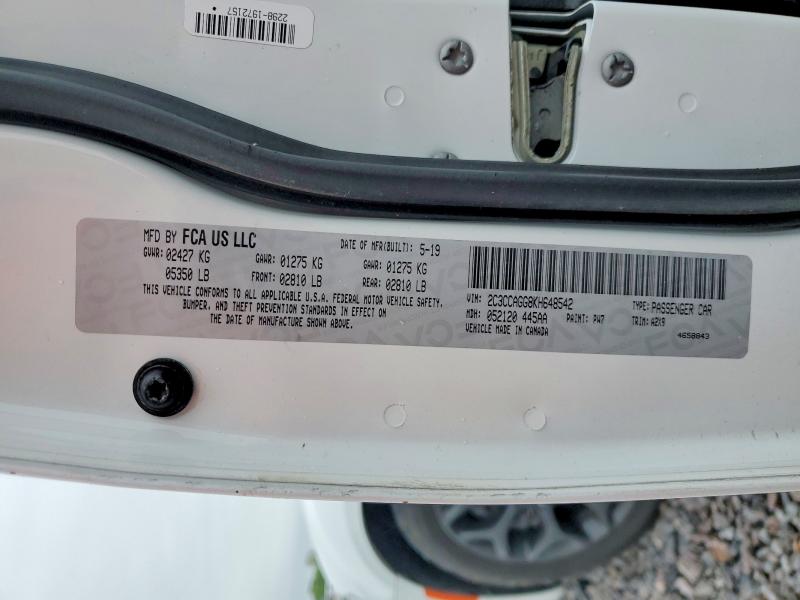 Продаж на аукціоні авто 2019 Chrysler 300, vin: 2C3CCAGG8KH648542, номер лоту: 54262426