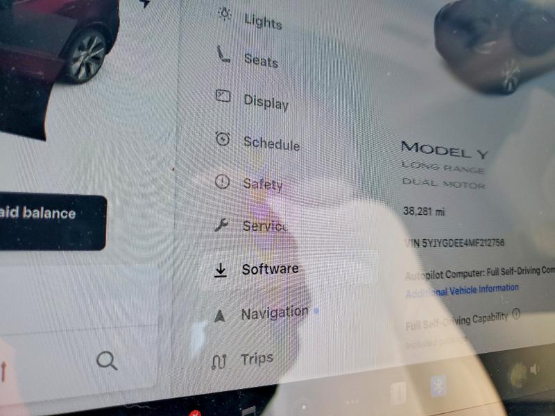 Продаж на аукціоні авто 2021 Tesla Model Y, vin: 5YJYGDEE4MF212756, номер лоту: 52965756
