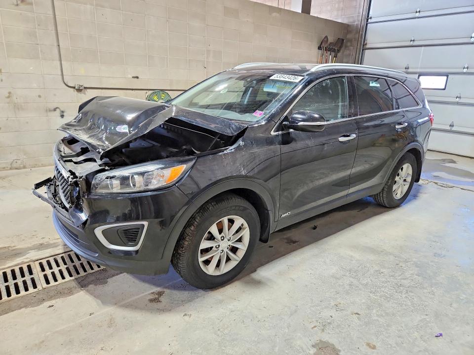 53843426 :رقم المزاد ، 5XYPGDA36JG386476 vin ، 2018 Kia Sorento مزاد بيع