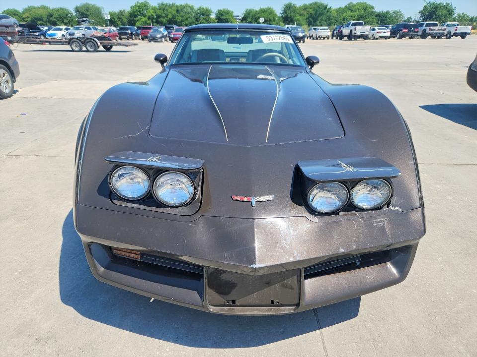 1980 Chev Corvette მანქანა იყიდება აუქციონზე, vin: 1Z876AS424046, აუქციონის ნომერი: 53722866