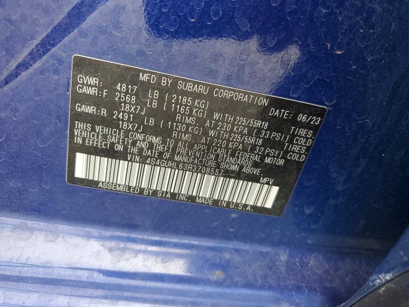 Aukcja sprzedaży 2024 Subaru Crosstrek, vin: 4S4GUHL63R3708557, numer aukcji: 52246466