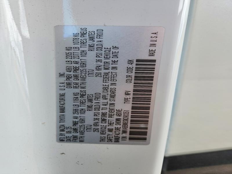 Aukcja sprzedaży 2025 Mazda Cx-50, vin: 7MMVABBM8SN390351, numer aukcji: 54396666
