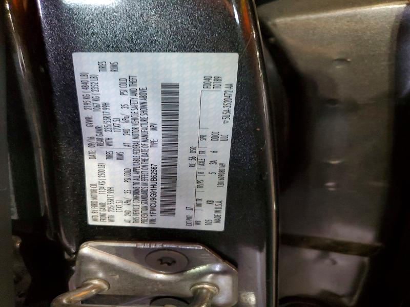 53900006 :رقم المزاد ، 1FMCU9G91HUB62567 vin ، 2017 Ford Escape مزاد بيع