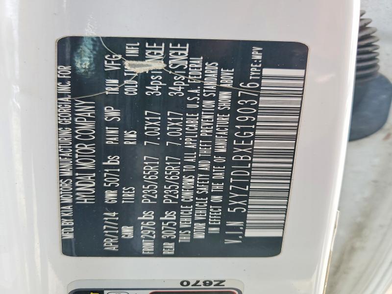 Продаж на аукціоні авто 2014 Hyundai Santa Fe Sport, vin: 5XYZTDLBXEG190376, номер лоту: 55180216